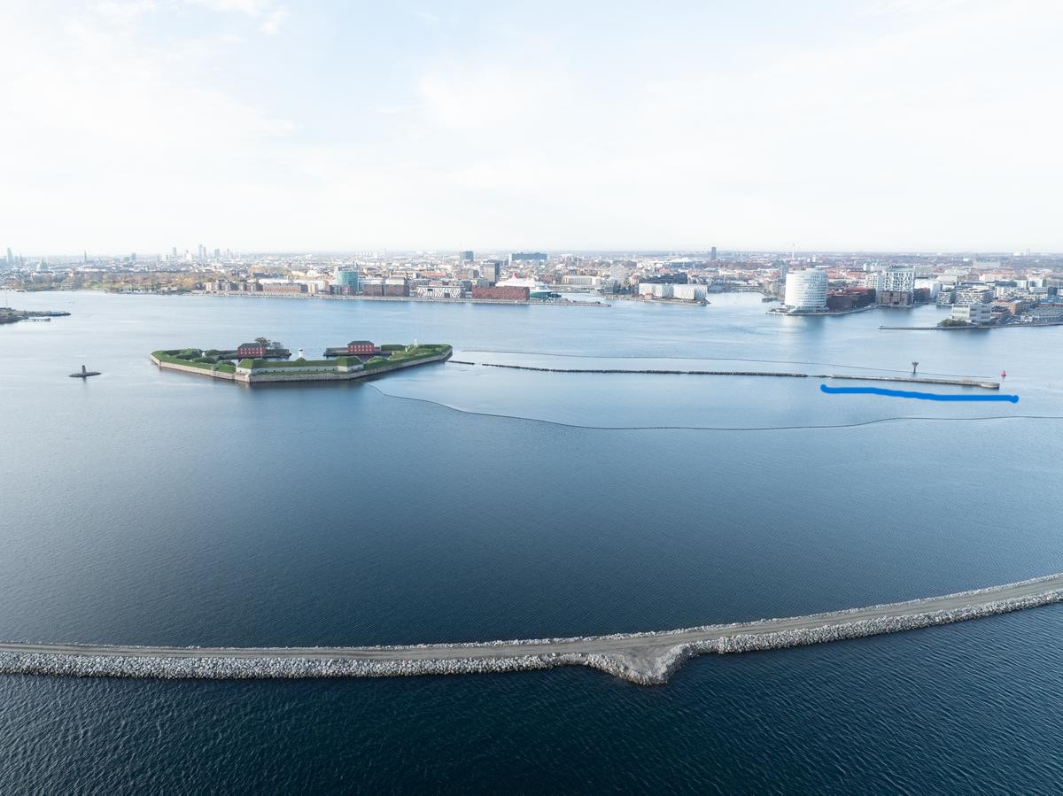 Lynetteholm_Dronedokumentation_November 2025_blå streg